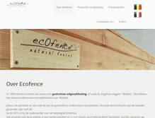 Tablet Screenshot of ecofence.be